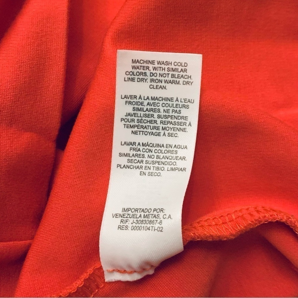 Dynamite hot orange red bodycon mini dress with criss cross back size XS​​​​​​ - Picture 7 of 8